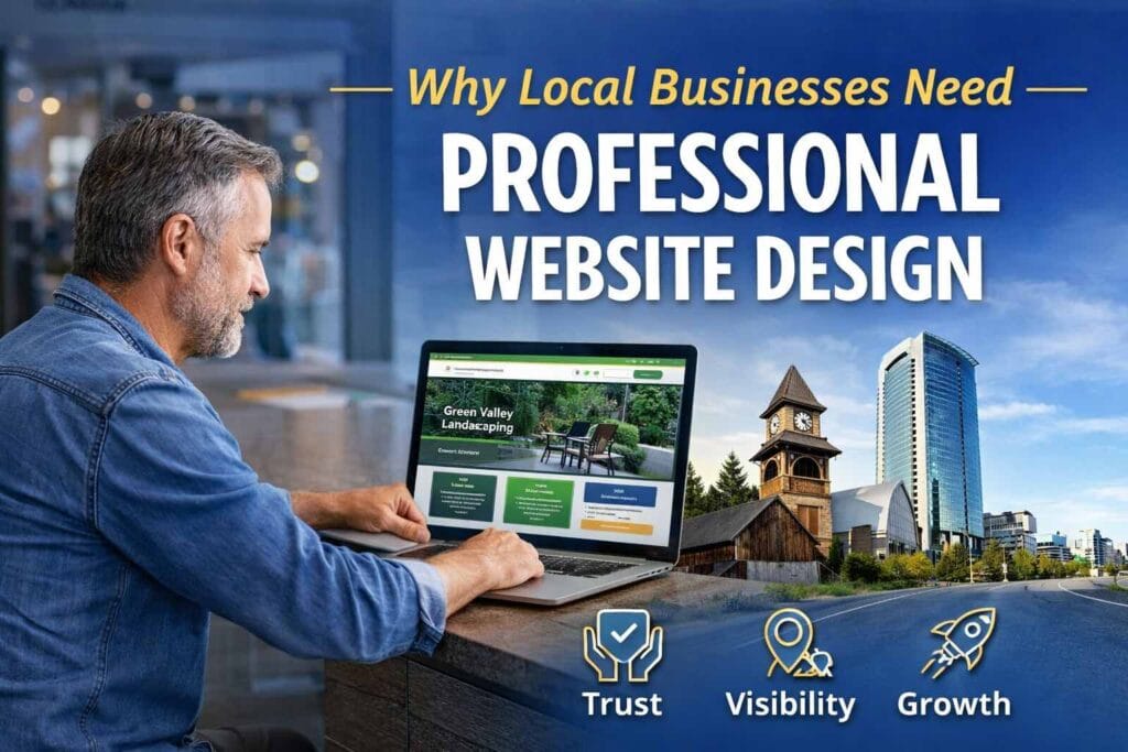 Professional website design helps local businesses in Surrey, Langley area